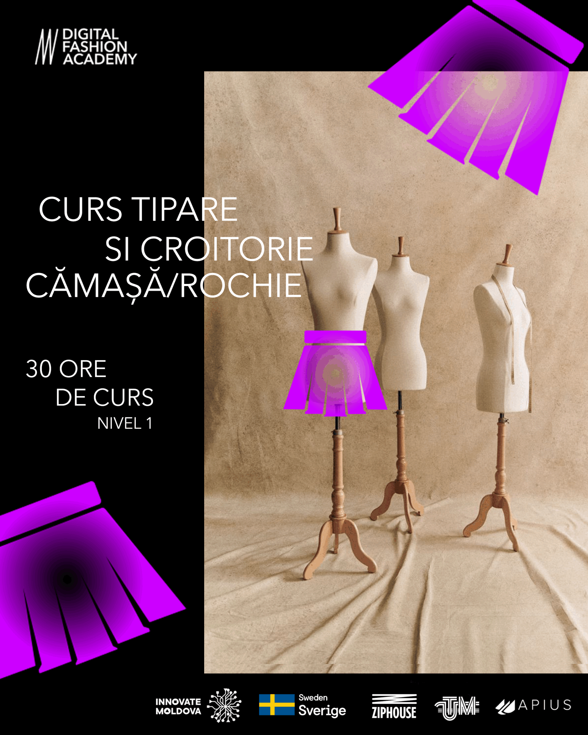 CURS CROITORIE CĂMAȘĂ-ROCHIE